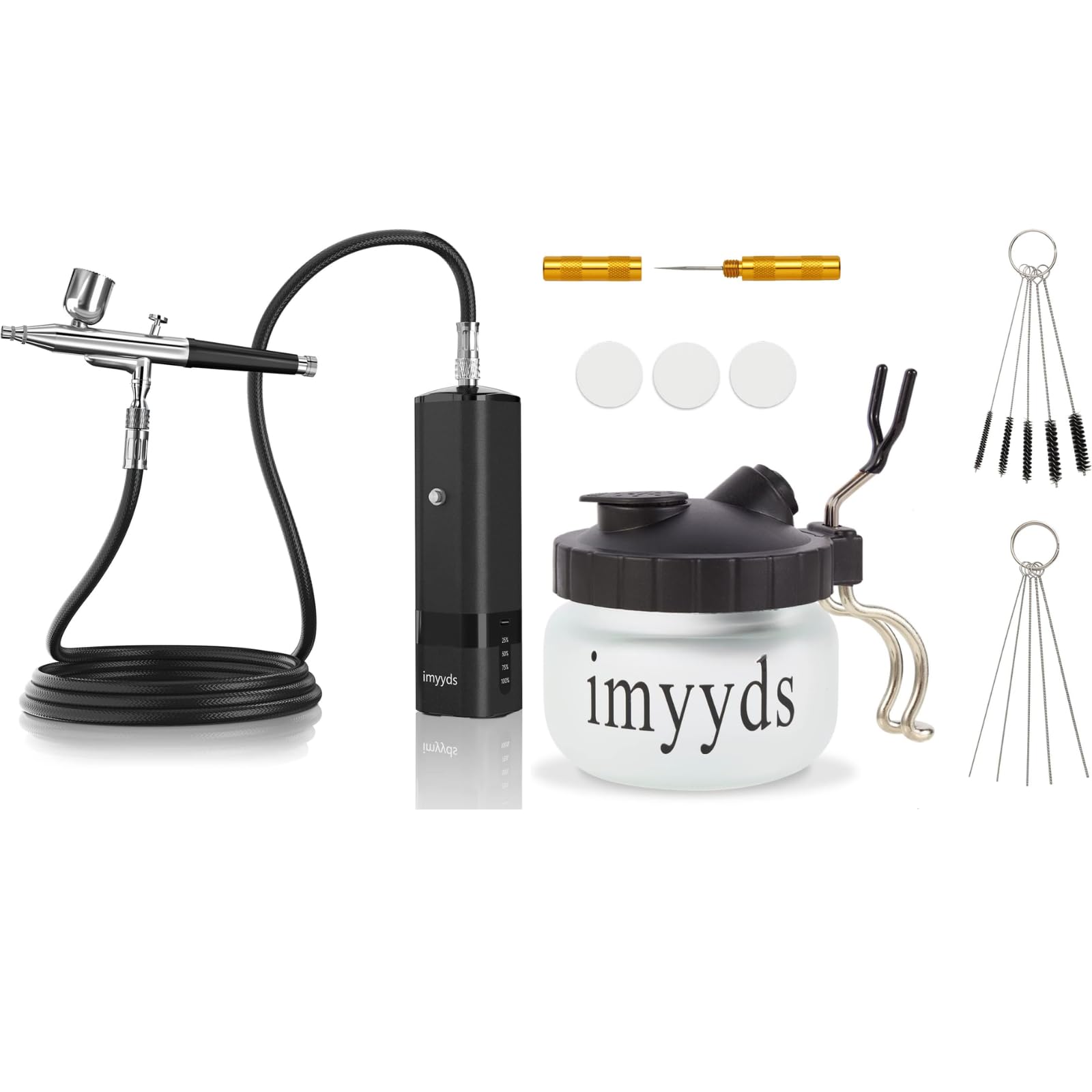 Amazon.com: imyyds Cordless Airbrush kit with Compressor