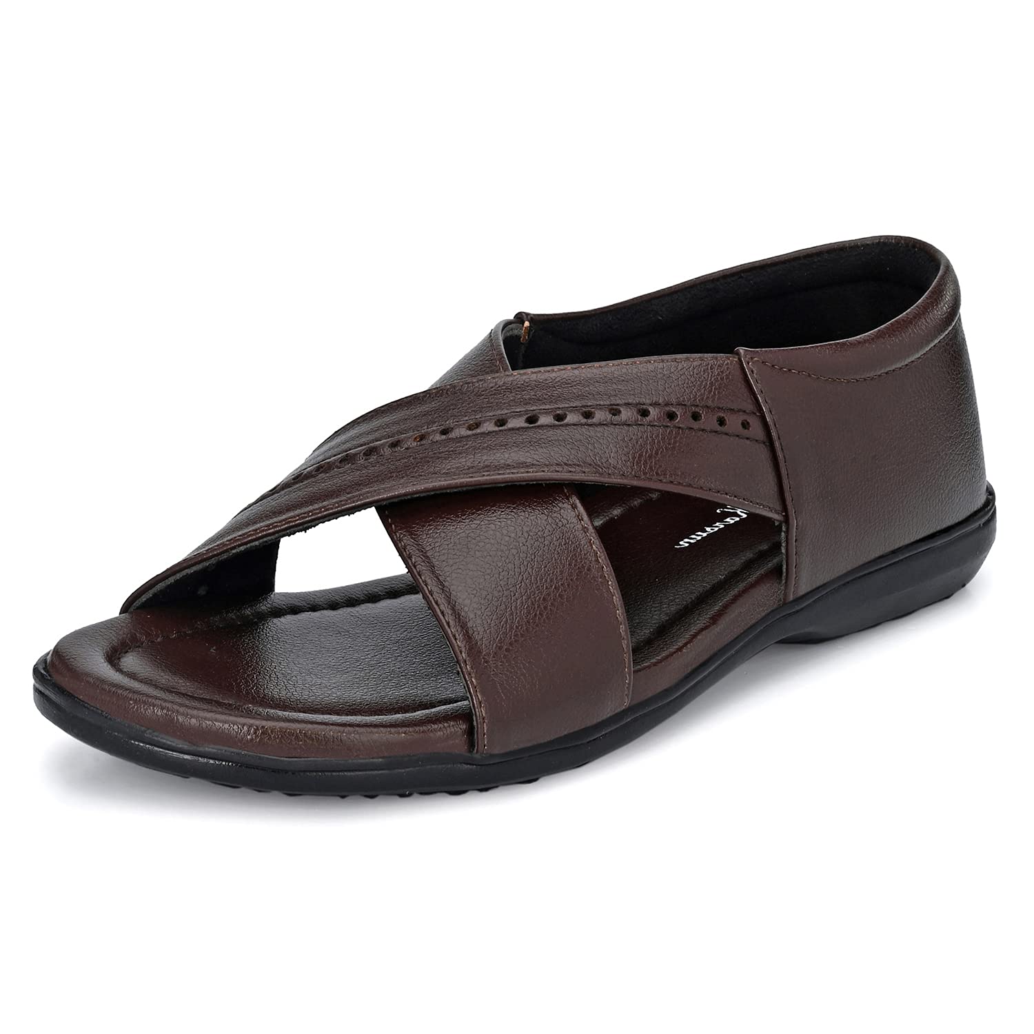 john karsun Men's Synthetic Leather Sandals-picture-12