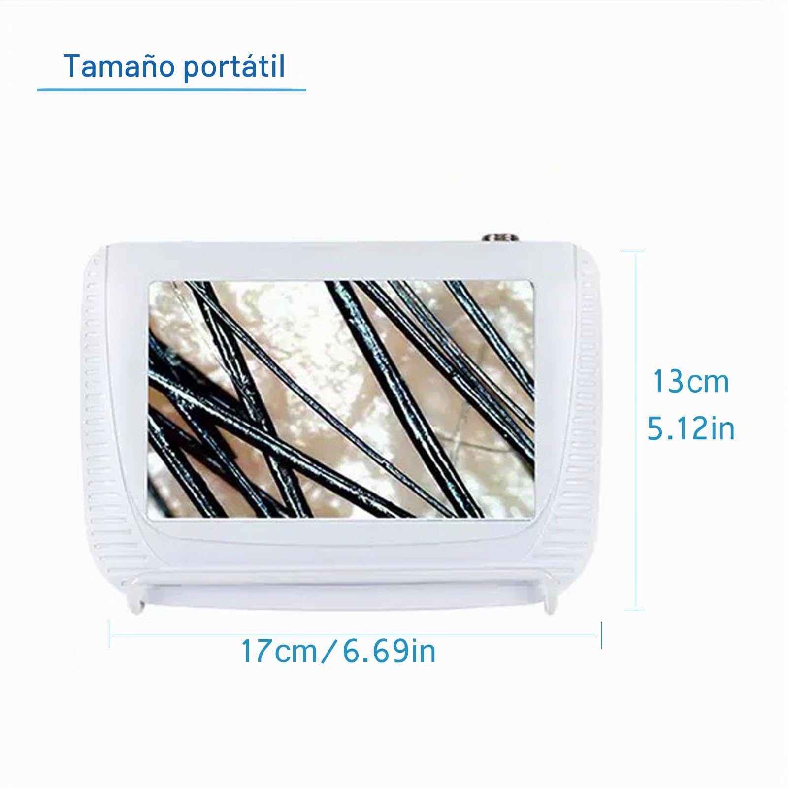 Cámara para el análisis del Cuero cabelludo, 5" HD, Recargable, con microscopio para el diagnóstico Profesional de la Salud Facial y de los folículos pilosos. Ideal para el hogar, salón de Belleza y