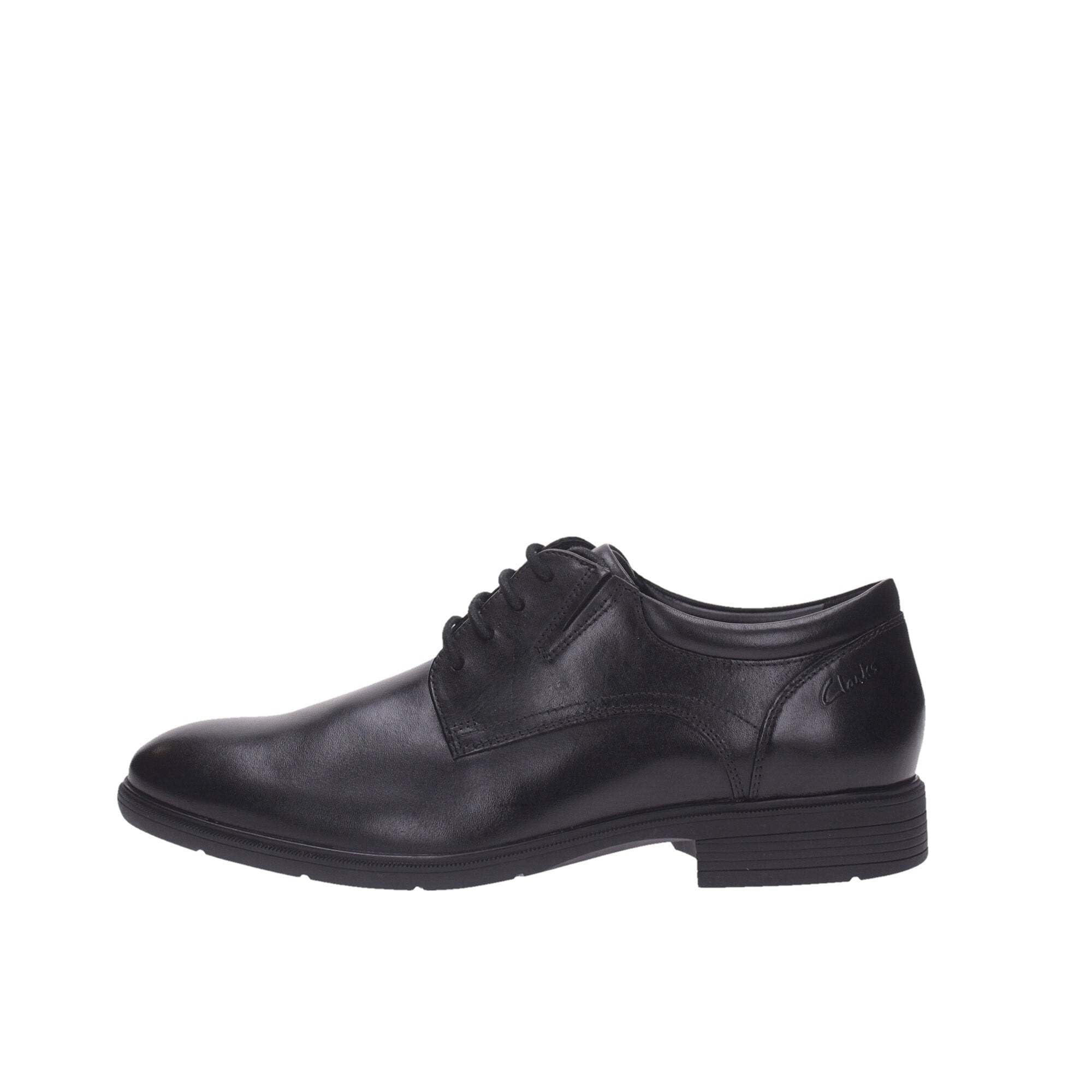 Clarks Steadwell Lace Mens Black Leather, 6.5