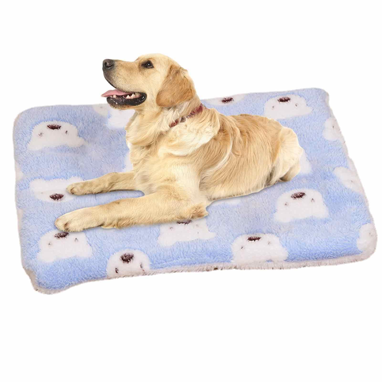 Cat Calming Blanket - Flannel Pet Sleeping Mat | Soft Warm Machine Washable for Dogs Cats Cold Winter Days
