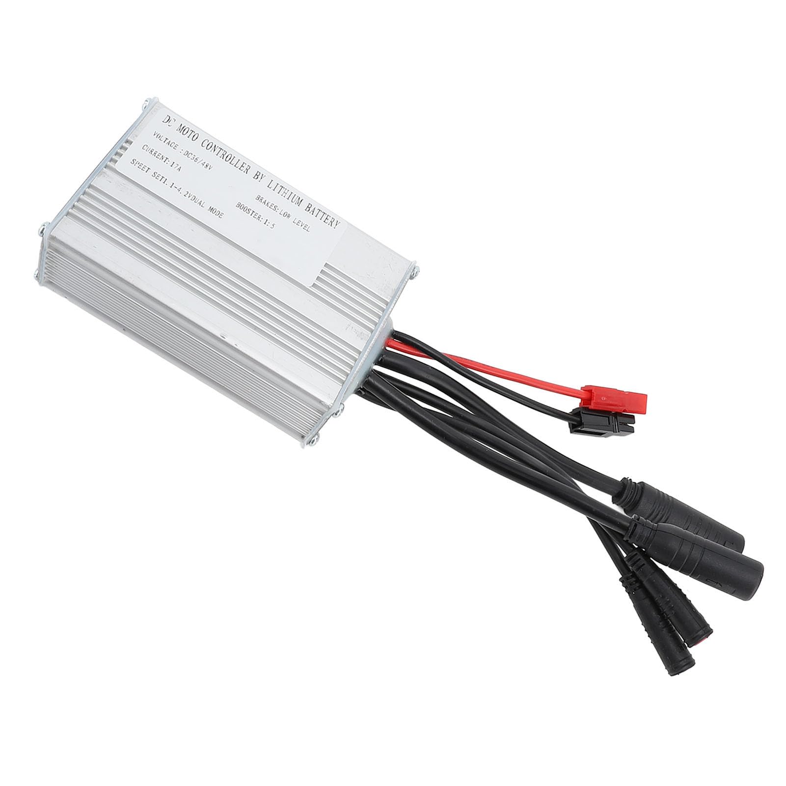 CHICIRIS Controller Brushless per Bici Elettrica 17A, Lega di Alluminio, Materiale in Gomma, Motore da 350 W, Cavo Luce Connettore Impermeabile