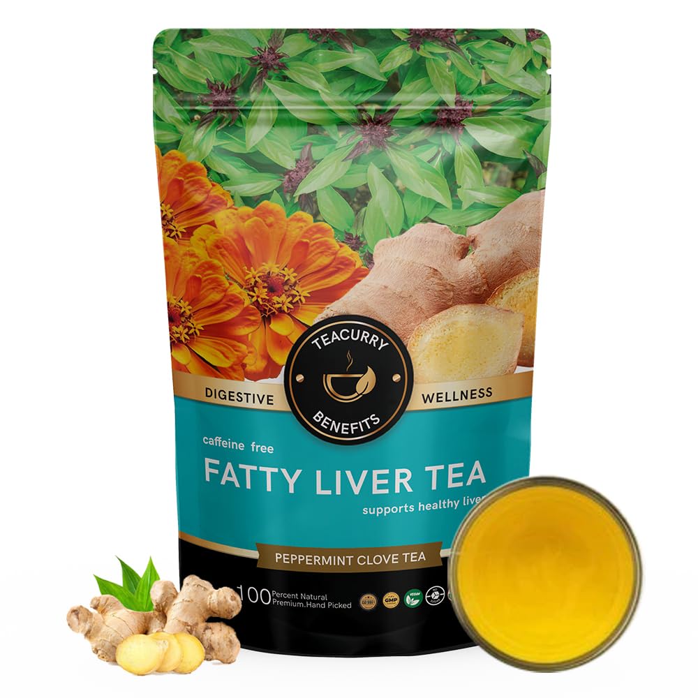 See full amazon price history chart for TEACURRY Fatty Liver Tea (1 Month Pack | 100 Gms Loose) - Helps with Abdominal Swelling, Ascites, Enlarged Vessels TEACURRY Fatty Liver Tea (1 Month Pack | 100 Gms Loose) - Helps with Abdominal Swelling, Ascites, Enlarged Vessels (B0BJ7B6ZYC) Amazon Price History, Amazon Price Tracker