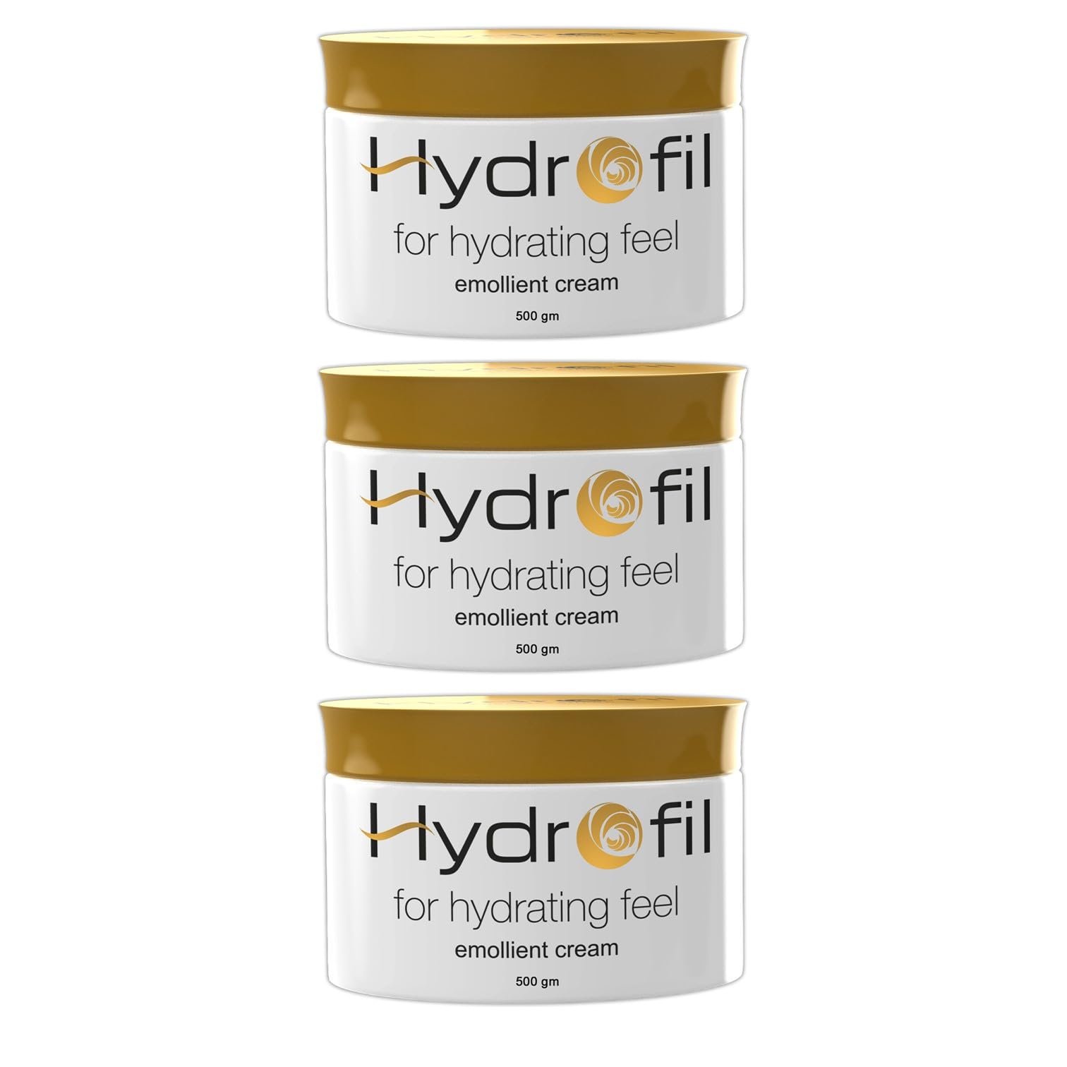 Hydrofil Moisturizing Cream (500gm): Pack of 3