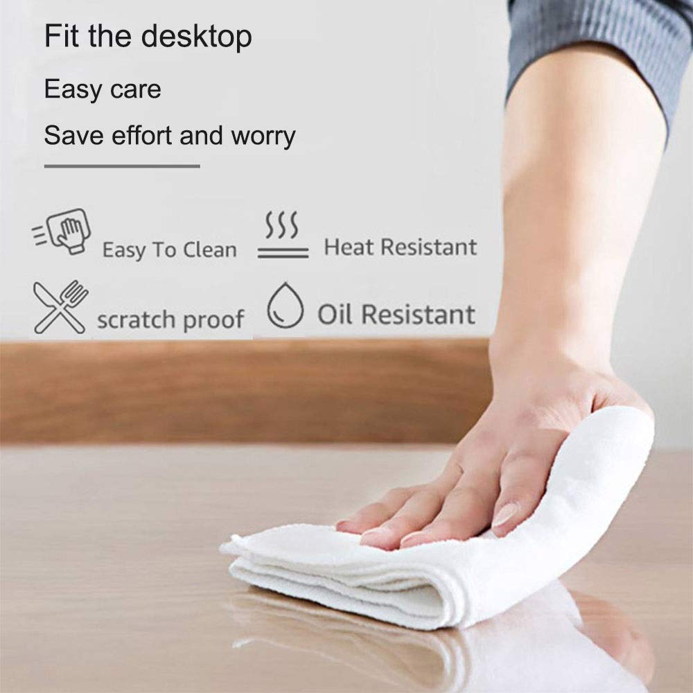 Copri Scrivania Trasparente Pad protettivo resistente al calore impermeabile e antigraffio personalizzabile Utilizzato per scrivanie da ufficio scrivanie tavolini da caffè MINGX(Clear-2.0mm,85x135cm)