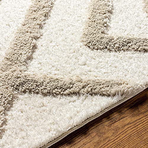 Image of Carpet Mahal Presence Gorgeous Design of Super Soft Shaggy Carpet for Living Room, Bedroom, Hall and Anywhere in Home. [12x18 feet]