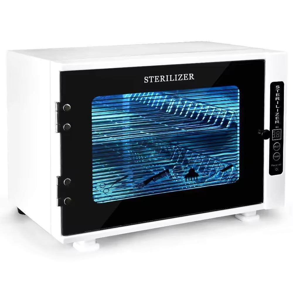 TOHFA SALES Professional UV Sterilizer Cabinet for Salon, Spa & Barber Use | UV Light Disinfection Box for Tools, Towels, Combs, Scissors | Large Capacity | Stainless Steel Inner Chamber-image-13