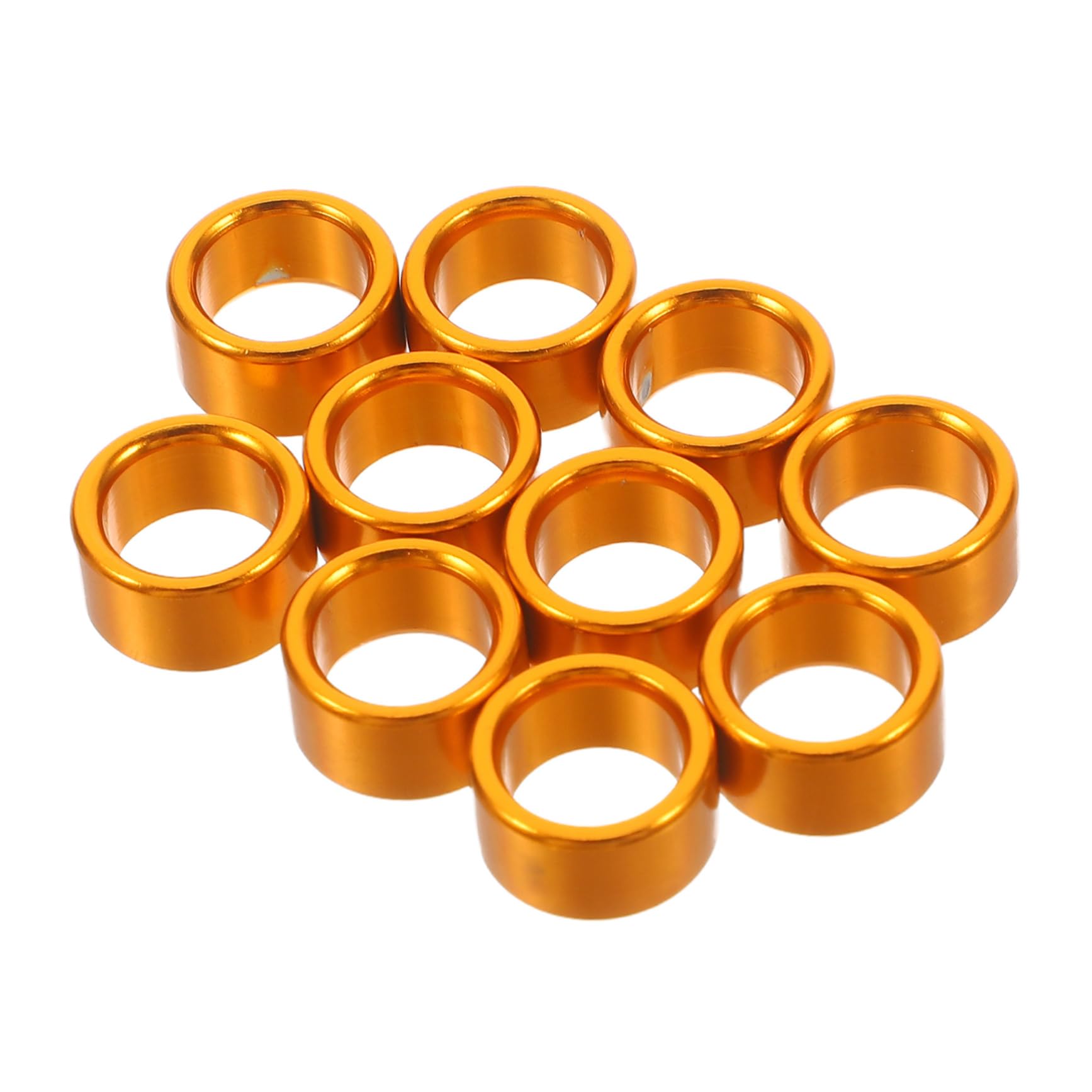 KONTONTY Aluminium Pigeon Leg Bands Dove Identification Rings for Bird Training Inner Height Durable Bird Health Supplies