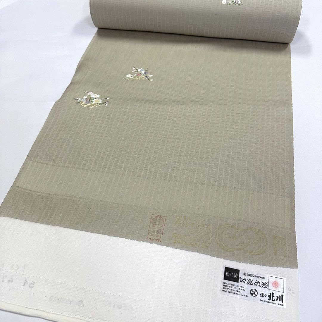 染の北川 小紋 正絹 丹後ちりめん 反物 染の北川 小紋 正絹 丹後ちりめん 反物