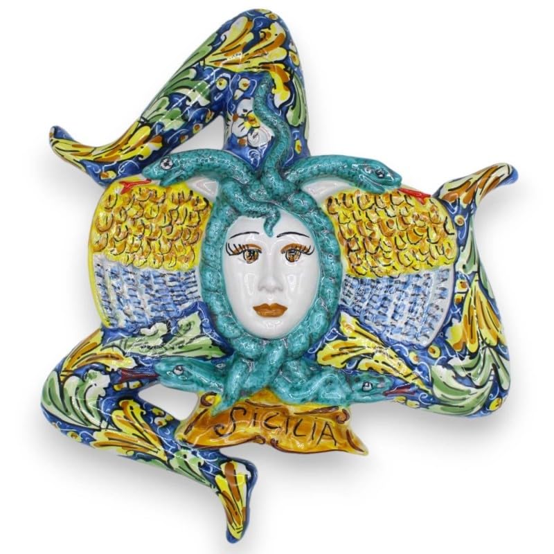 Trinacria céramique Caltagirone SICILIA BEDDA voyage au cœur de la tradition italienne