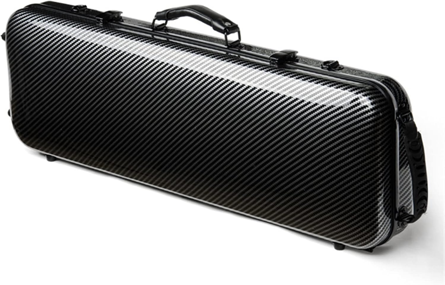 ヴァイオリン楽器ケース 4/4 バイオリンケース黒と白のストライプ