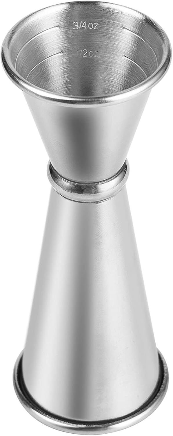 Double Jigger for Bartending Jigger 2 oz 1 oz Cocktail Jigger Japanese Jigger Bar Jigger Cocktail Measuring Jigger Liquor Measuring Jigger with Measurements Inside