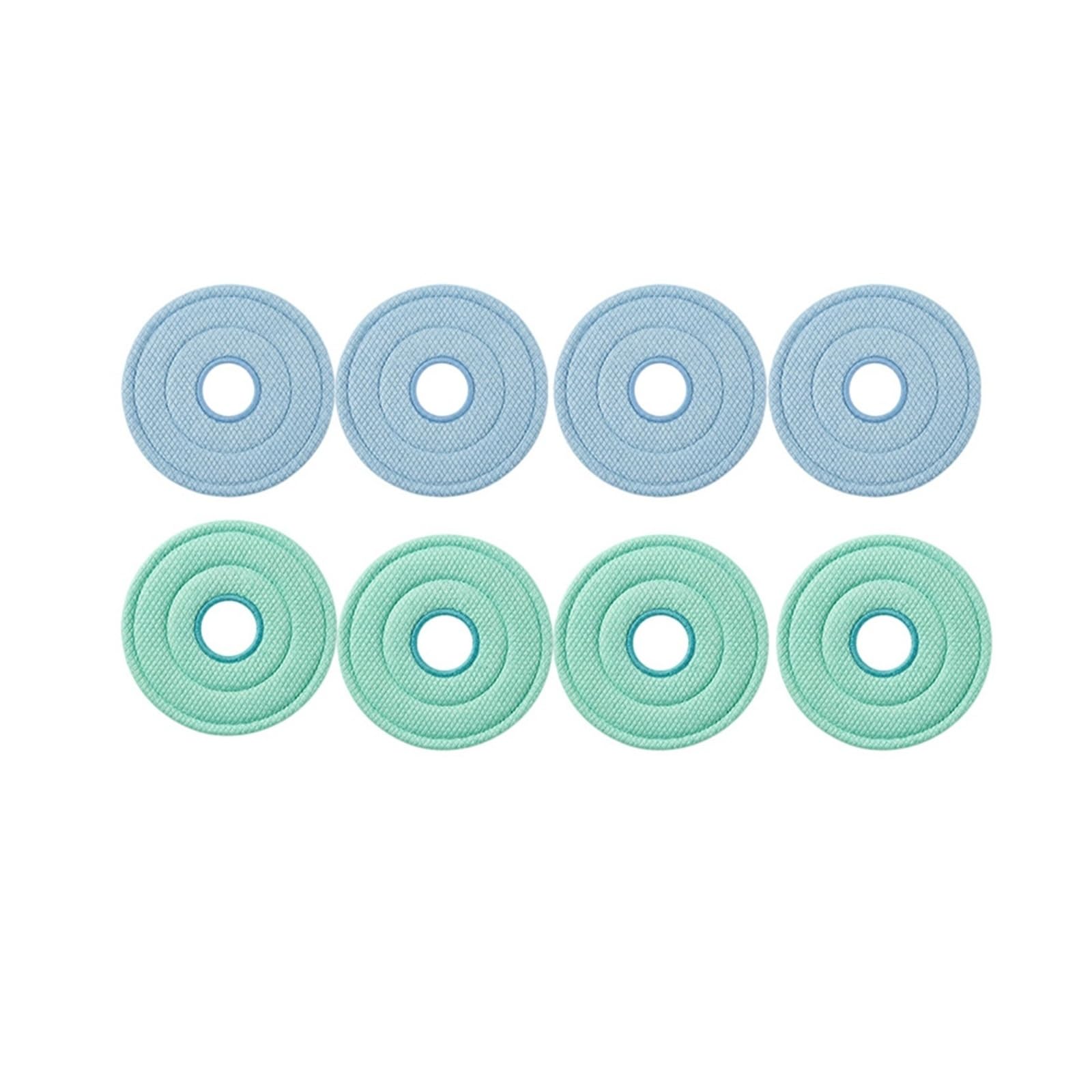 Fish Scale Microfiber Mop Cloth，Compatible For Xiaomi，B101CN X10+S10+，Compatible For Dreame，S10 Pro L10S Ultra X10(8pcs b)