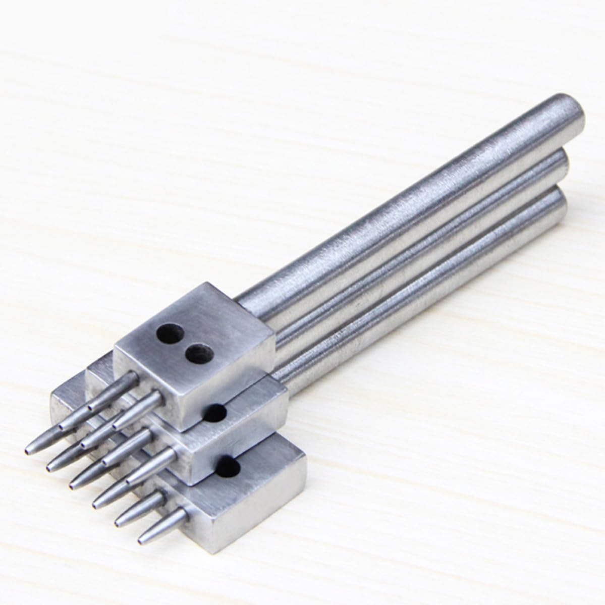 Craft Tool Set Diamond Chisel Six Hole Leather for DIY Punching