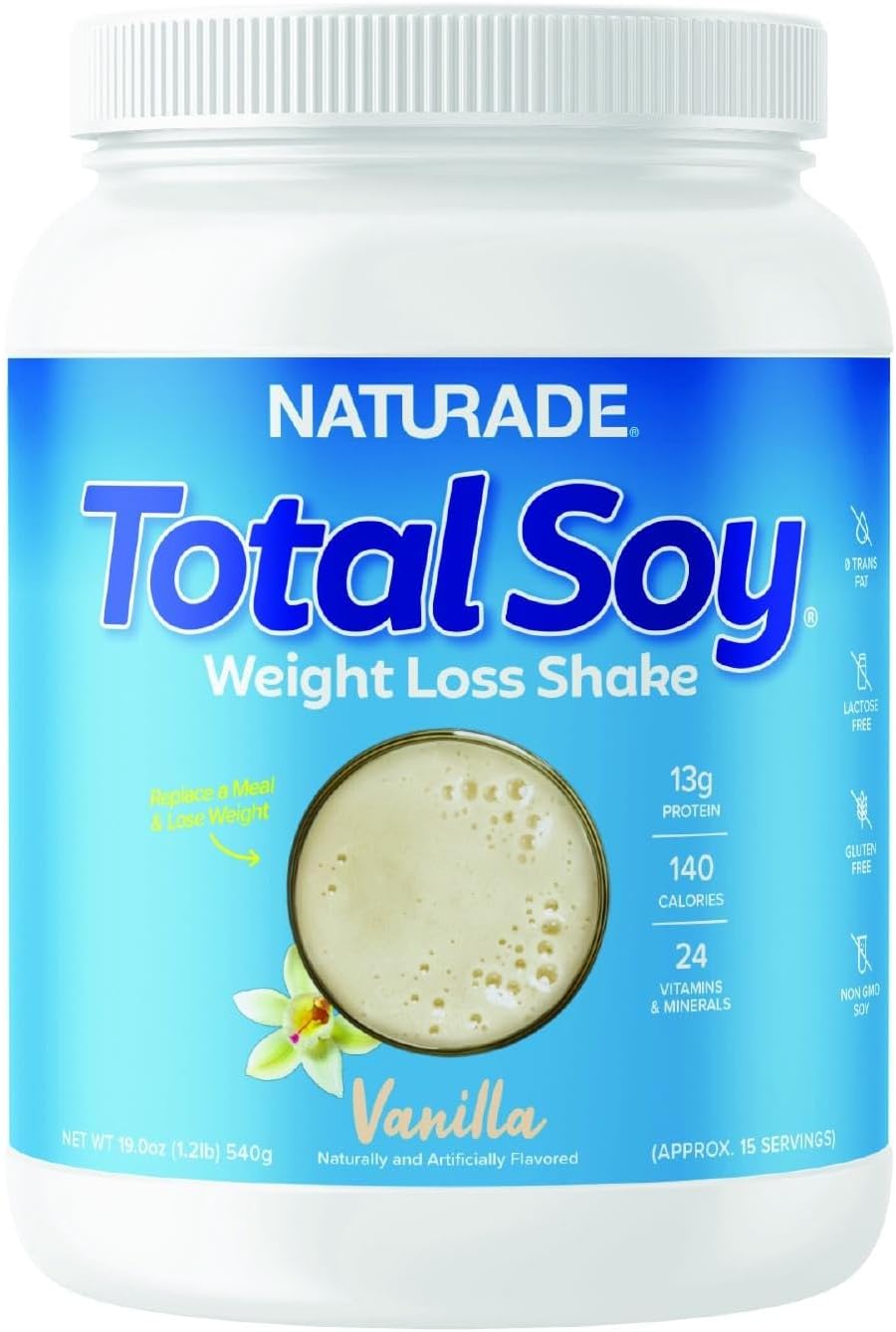 Naturade Total Soy Protein Powder 13g Protein & 140Cal