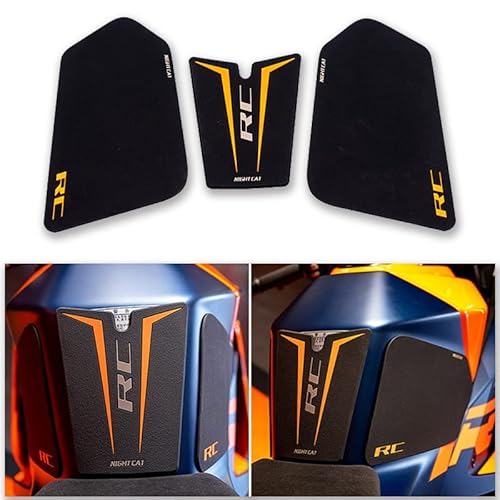 Motorcycle Tank Pad Protector Sticker Decal Gas Knee Grips Compatible with KTM RC 390 (2022-2024)