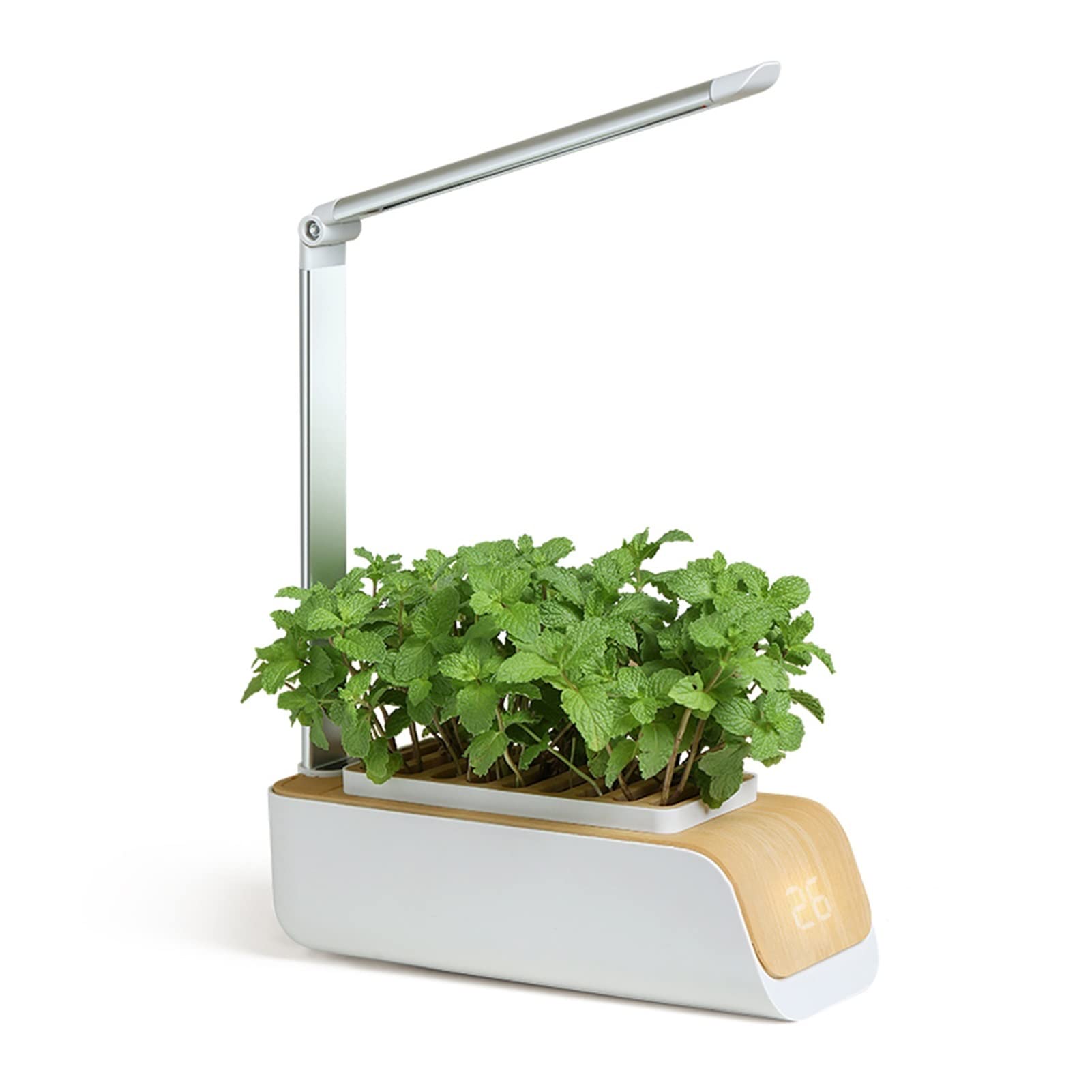 Kit de sistema de cultivo hidropónico, Caja de hidropónico, luz de cultivo intelinte de espectro completo, cultivo sin suelo, macetero de jardín interior, lámpara de cultivo, macetas de vivero para el