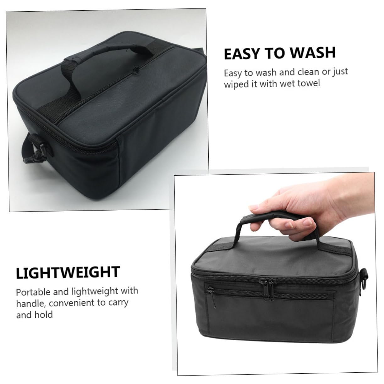 LABRIMP Bolsa Bento Térmica de 20l Mango y Forro de Aluminio para Escuela y Camping