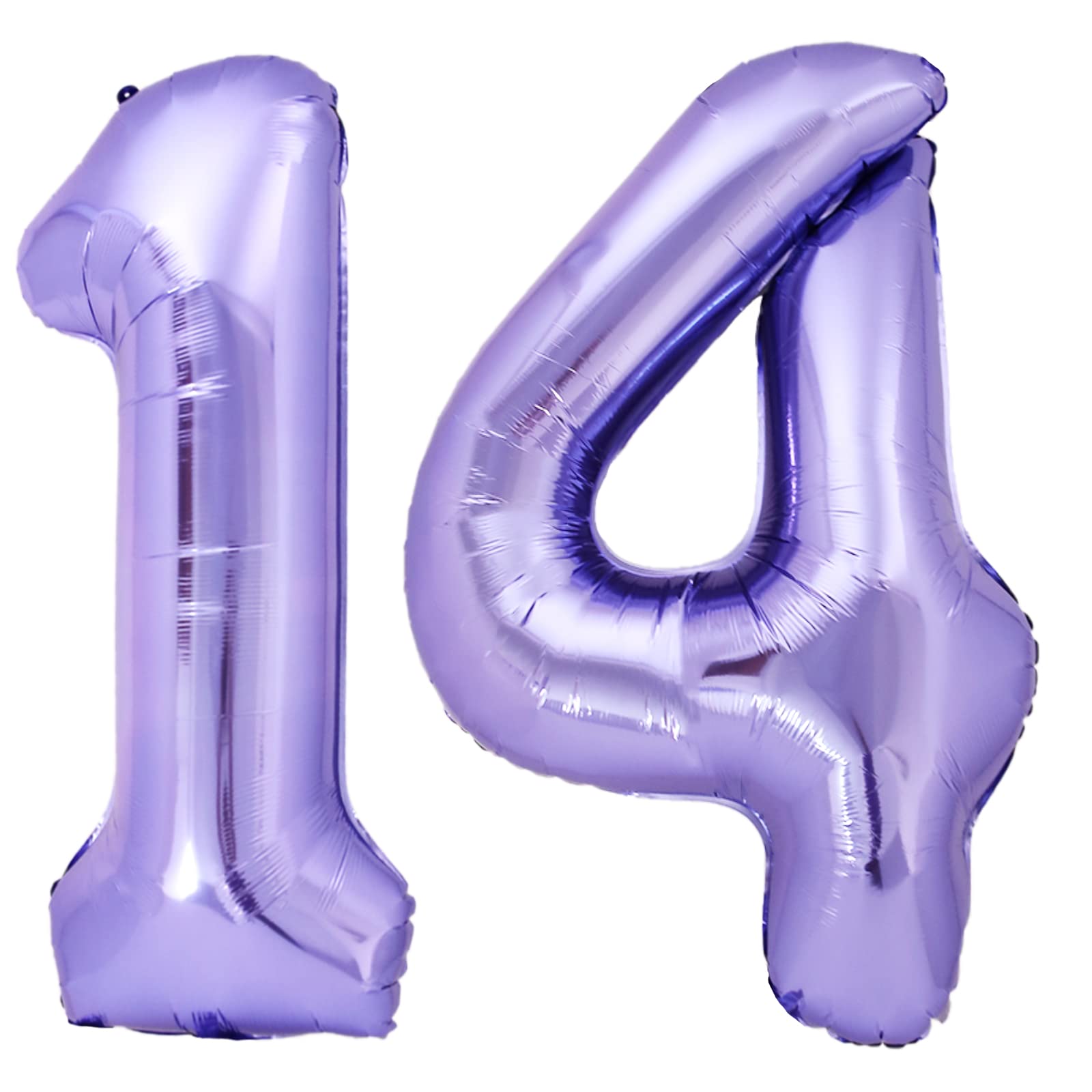 Amazon.com: 40 Inch Giant Purple Number 14 Balloon, Helium Mylar 