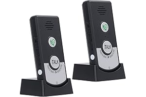 Walfront Indoor Intercom System with 2-Way Voice Intercom, Doorbell and Waterproof Design
