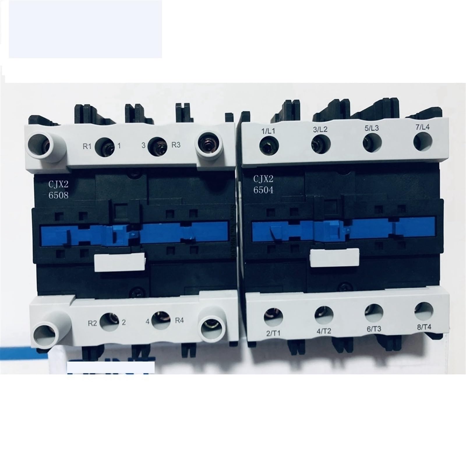 Contacteur CA 65 A CJX2-6504 rail DIN 4NO tension alternative 36V