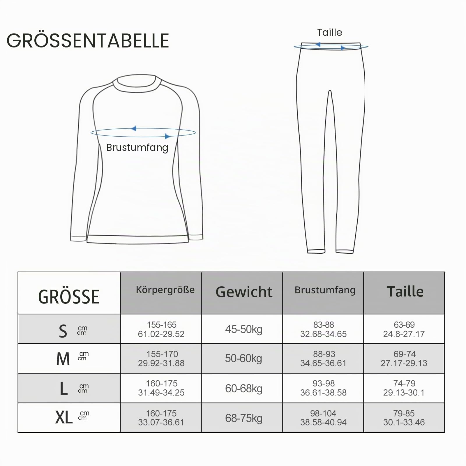 MEETYOO Thermounterwäsche Damen, Skiunterwäsche Frauen Thero Funktionsunterwäsche Winter Atmungsaktiv Funktionswäsche für Ski Sport Running