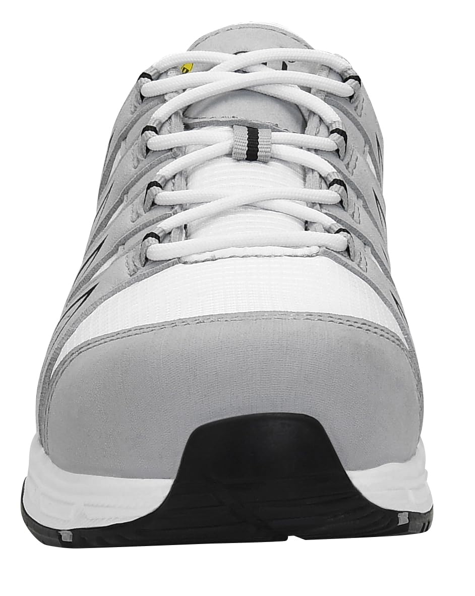 ELTEN jo_Speedy White Low ESD S3S | Sicherheitsschuhe für Damen & Herren, Kunststoffkappe, leicht, atmungsaktiv