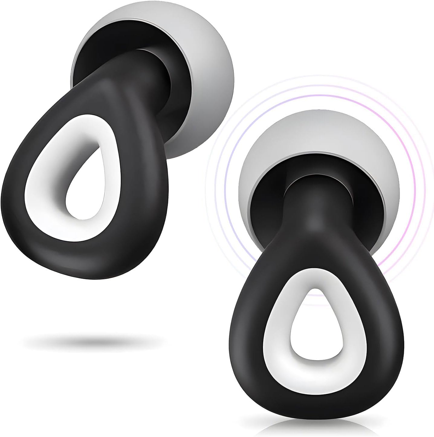 Bizzico Ear Plugs for Sleep, Sound Insulation, Supervised by Sleeping Professionals, High Performance, Noise Canceling, Noise Reduction, Relax, Hearing Protection, 35 dB Reduction, Comfortable Sleep