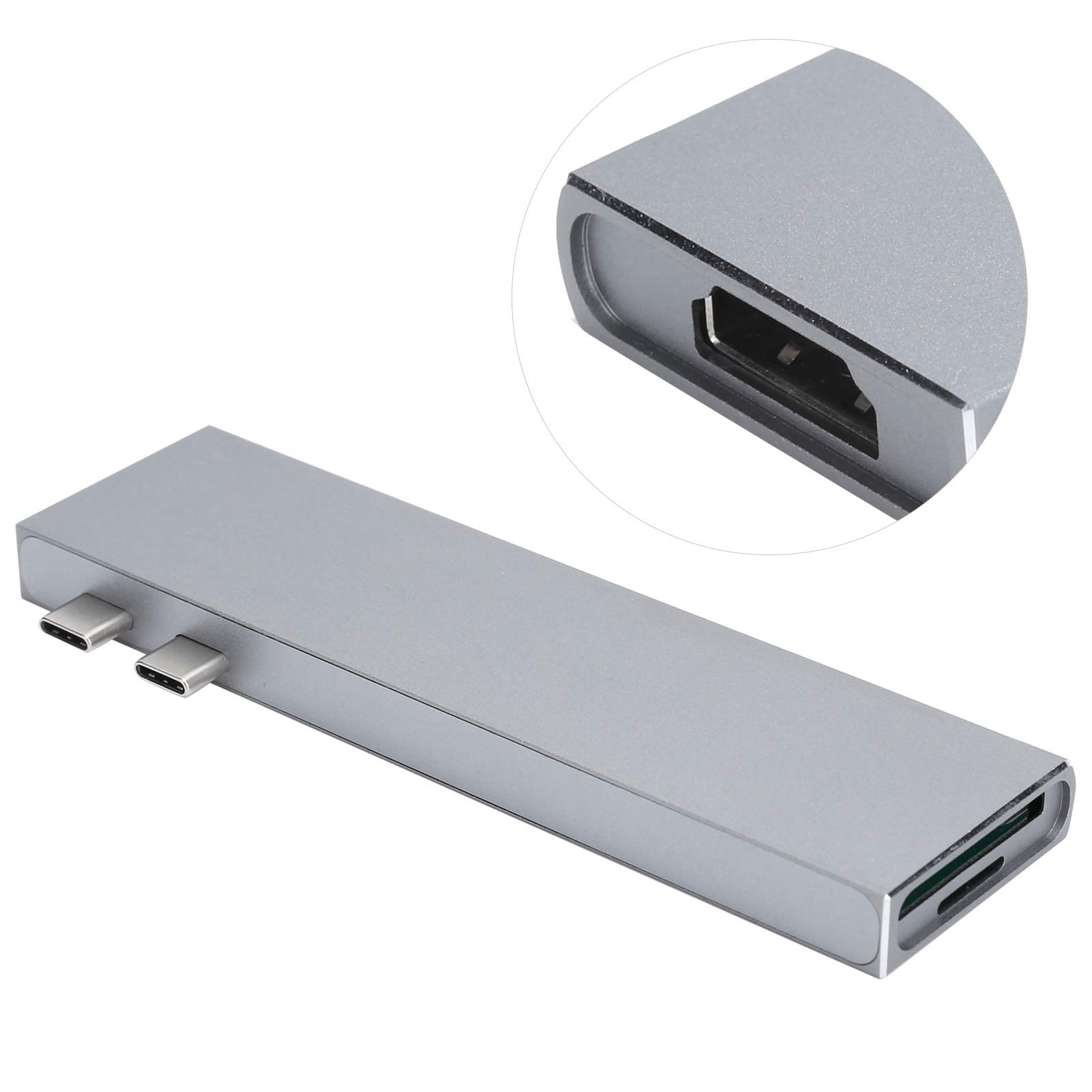Yosoo Health Gear Hub Adattatore USB C 7 in 1, 2 4K