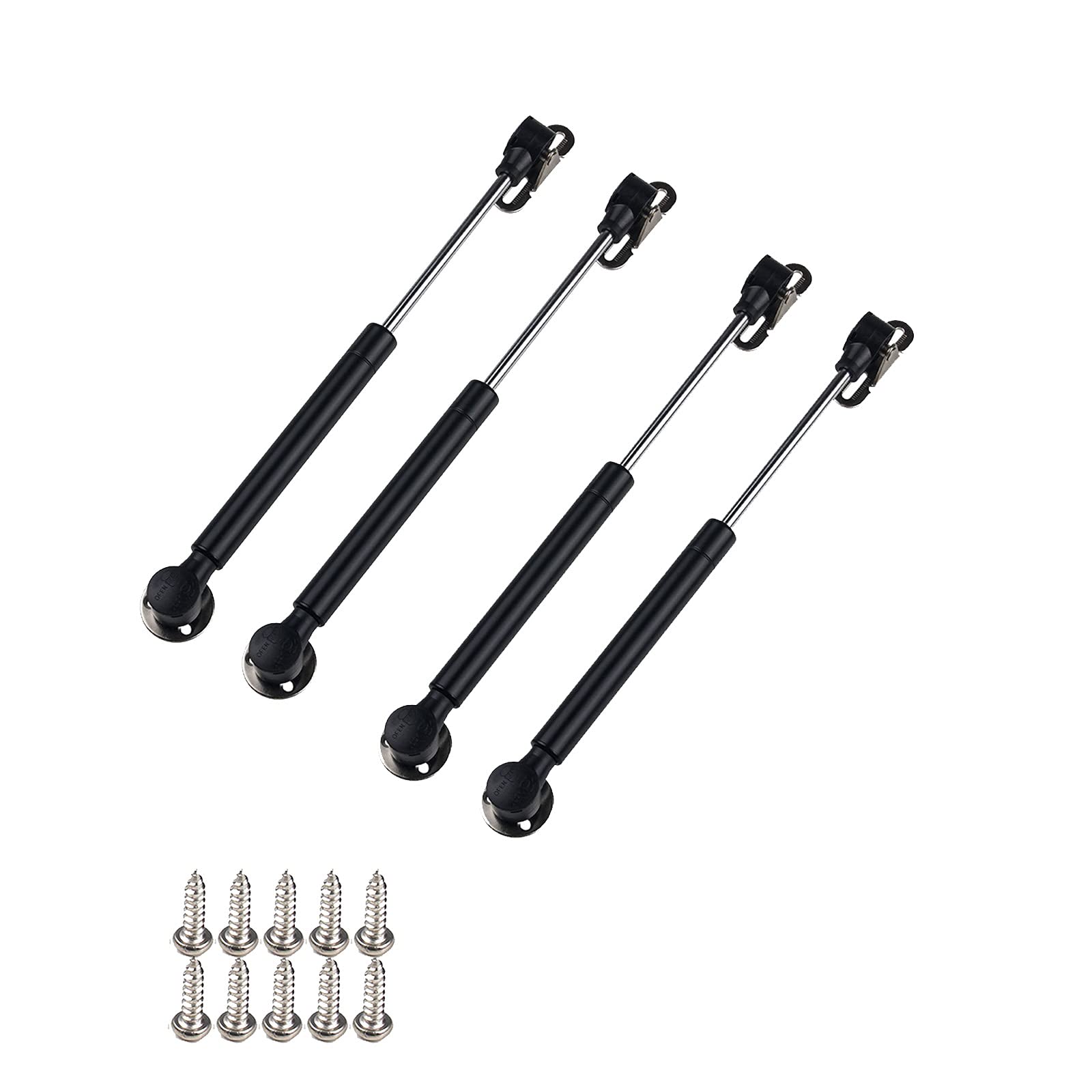 FGJsfhrDTU 100N 268mm Black Gas Struts Pack of 2 for Cabinets(100n 4pcs)