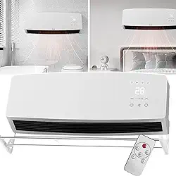 Ar Condicionado Portátil 1800W Aquecimento e Resfriamento Controle Remoto e Toque