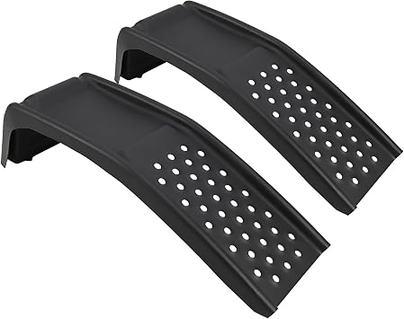 Car Ramps Set 8000lbs Auto Ramp, Max Lift Height 8 inch,Set of 2 Ramps Black, 36.42" L x 13.39" W x 11.81" H