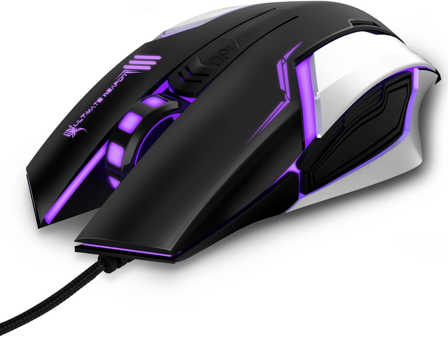 Gaming Mouse SOWTECH USB Wired Gaming Mice 4 Adjustable DPI Levels 7 Circular LED Light with Ergonomic 6 Buttons PC Gaming Mouseaming Mouse