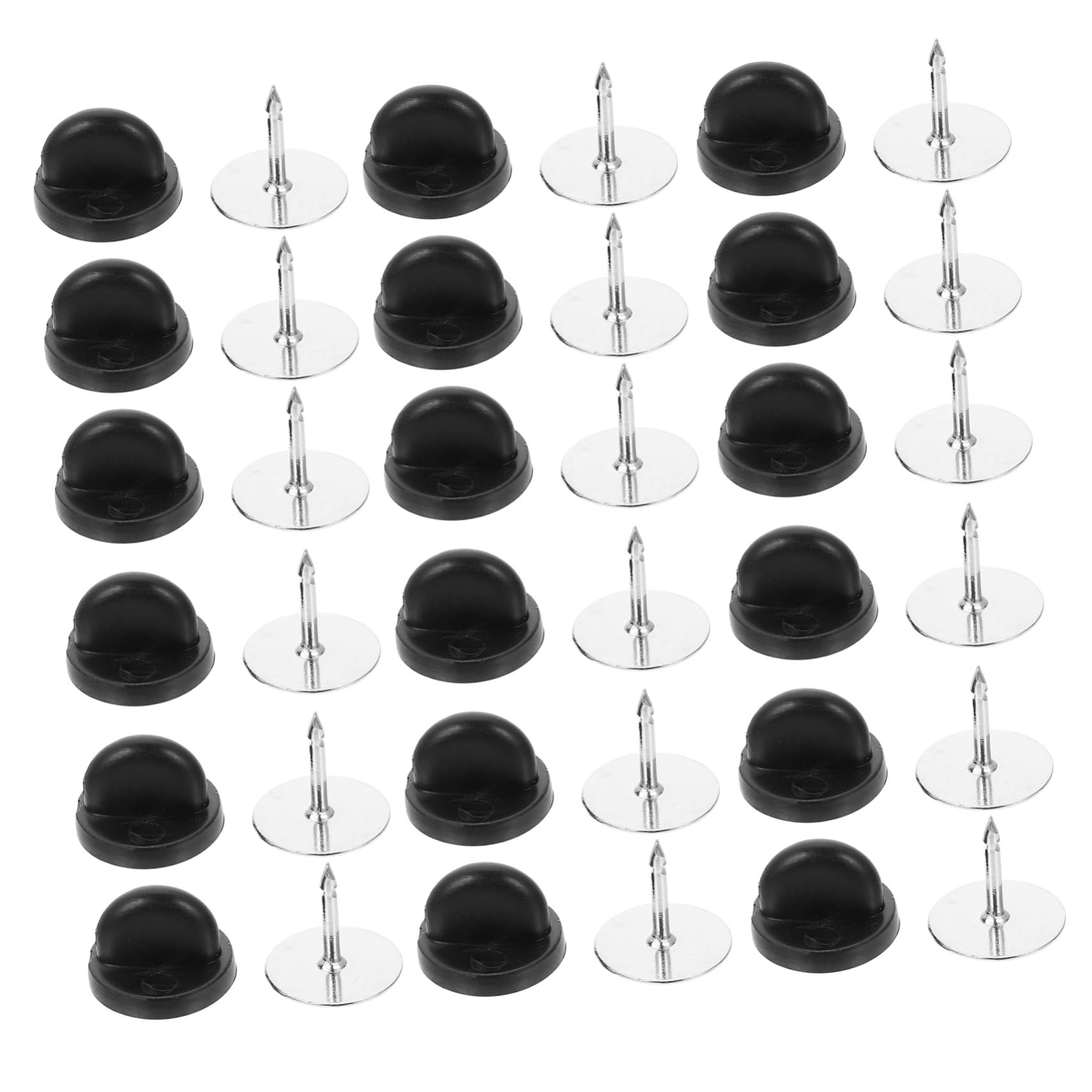 ERINGOGO 1 Set Brooch Accessories Tie Tack Badge Pins for Easy DIY Crafts Convenient Pin Backs for Lapel Tie Hat and Name Tags Practical Replacement