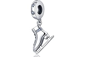 Minimalist Ice Skate Charm