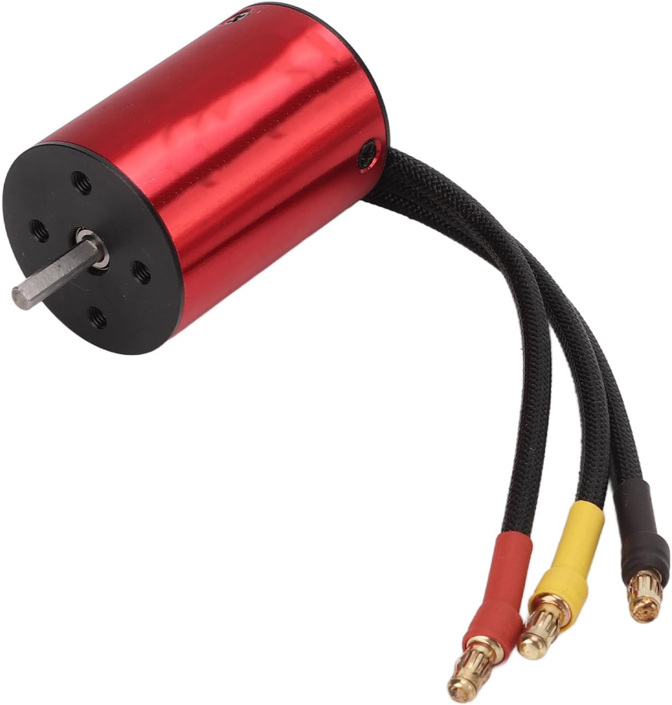 RC Brushless Motor,Upgrade Waterproof 2838 3800KV Strong Torsion High Temperature Resistance Brushless Motor 3.5mm Gold Banana Plug for 1/14 1/16 RC Cars