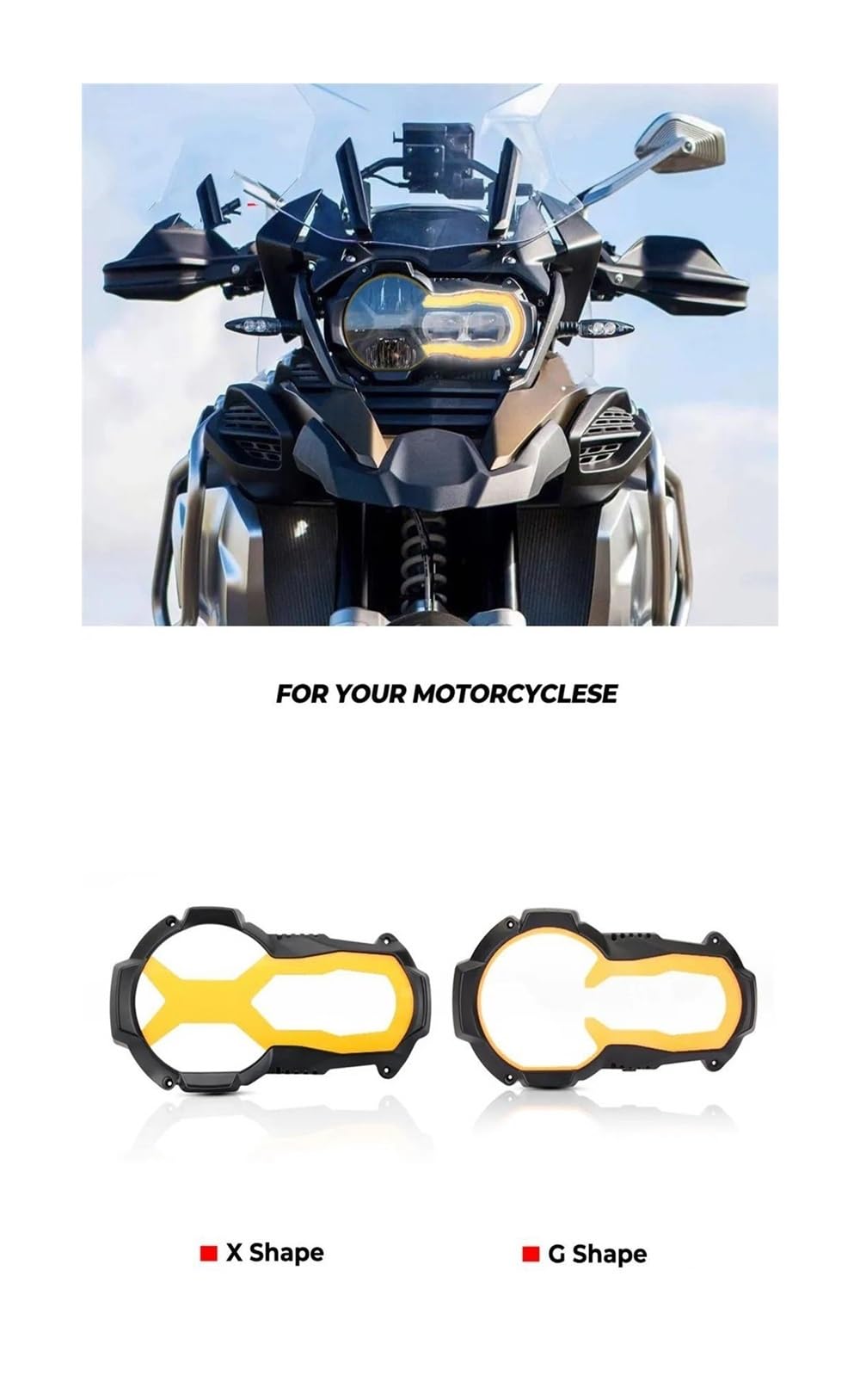 オートバイのヘッドライトカバー に適合するアドバンス に適合するLC