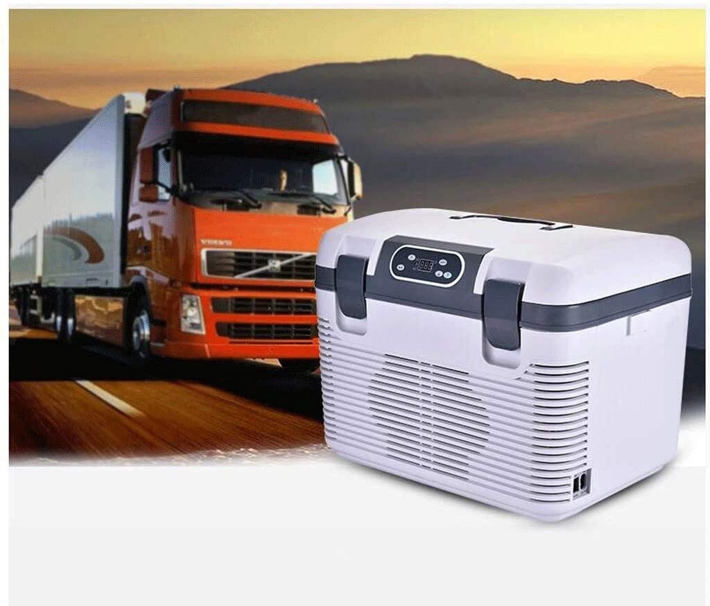 Mini Frigo Portatile Termoelettrico, 19 Litri Frigorifero Portatile per Auto, 12 V / 24 V / 220 V Camion Frigorifero Congelatore