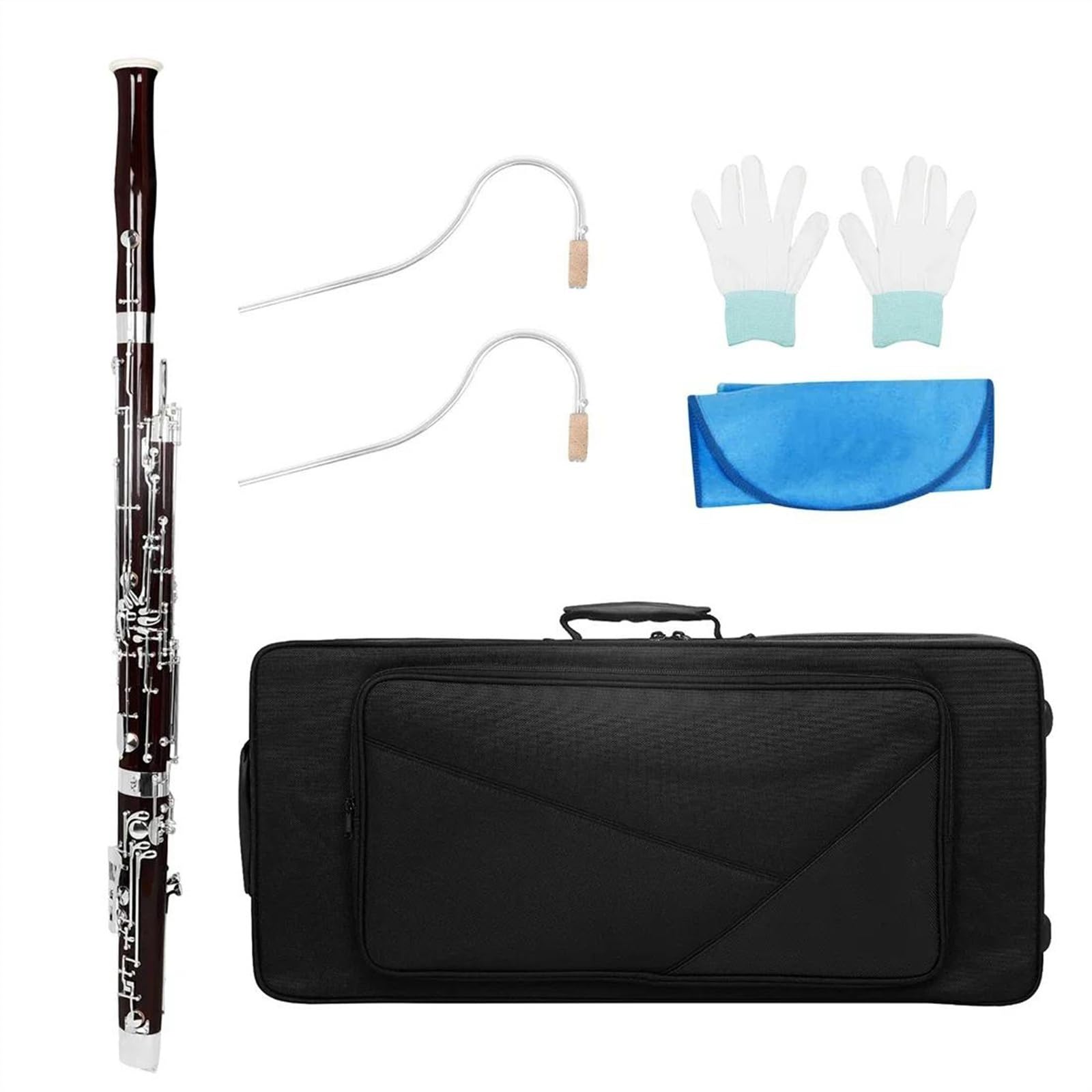Chiave C Fagotto Corpo In Acero Imbottitura In Pelle Italiana Strumenti A Fiato Professionali Con Custodia Fagotto Per Principianti