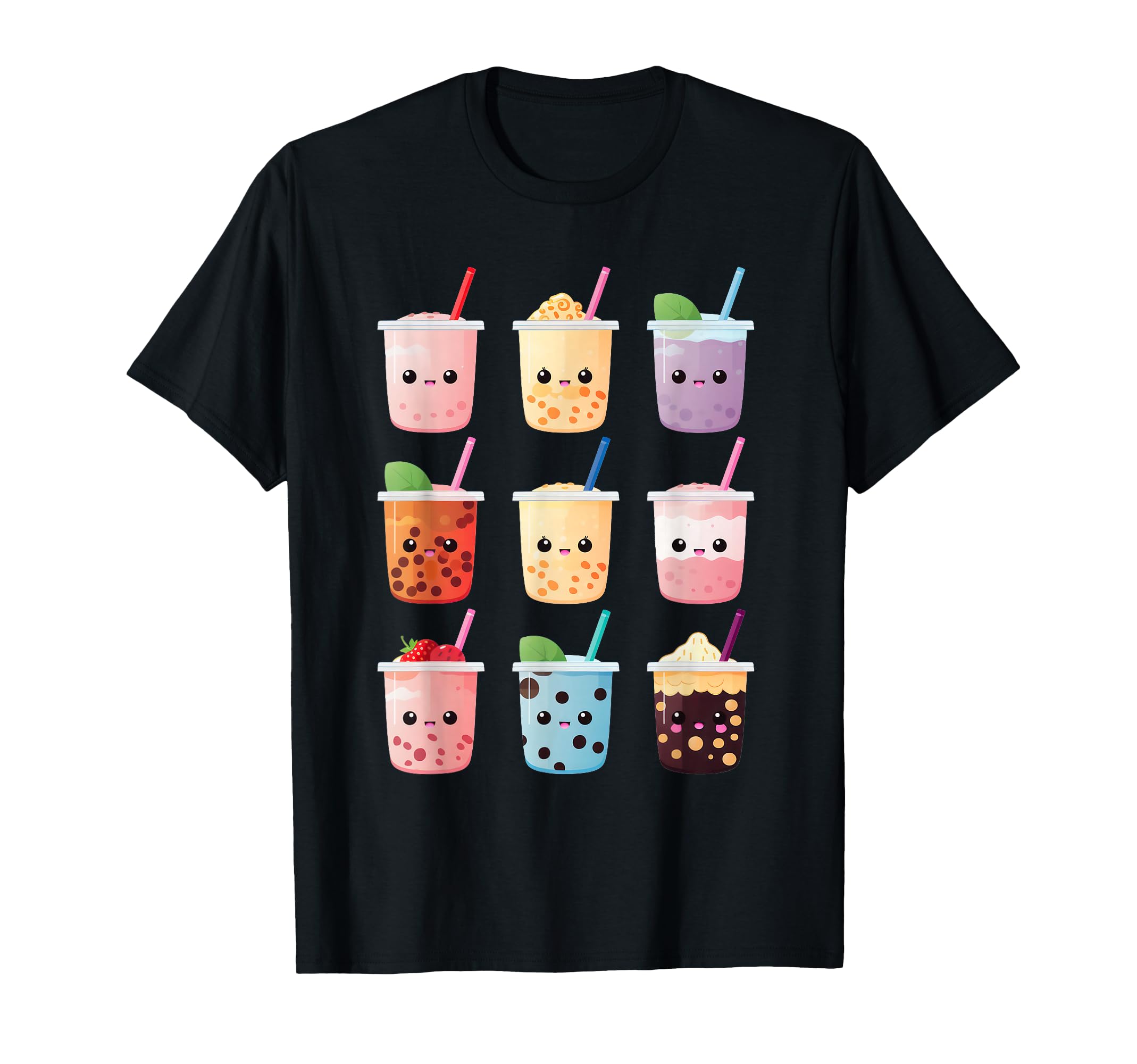 Kawaii Bubble Tea Boba Tea Lover T-Shirt
