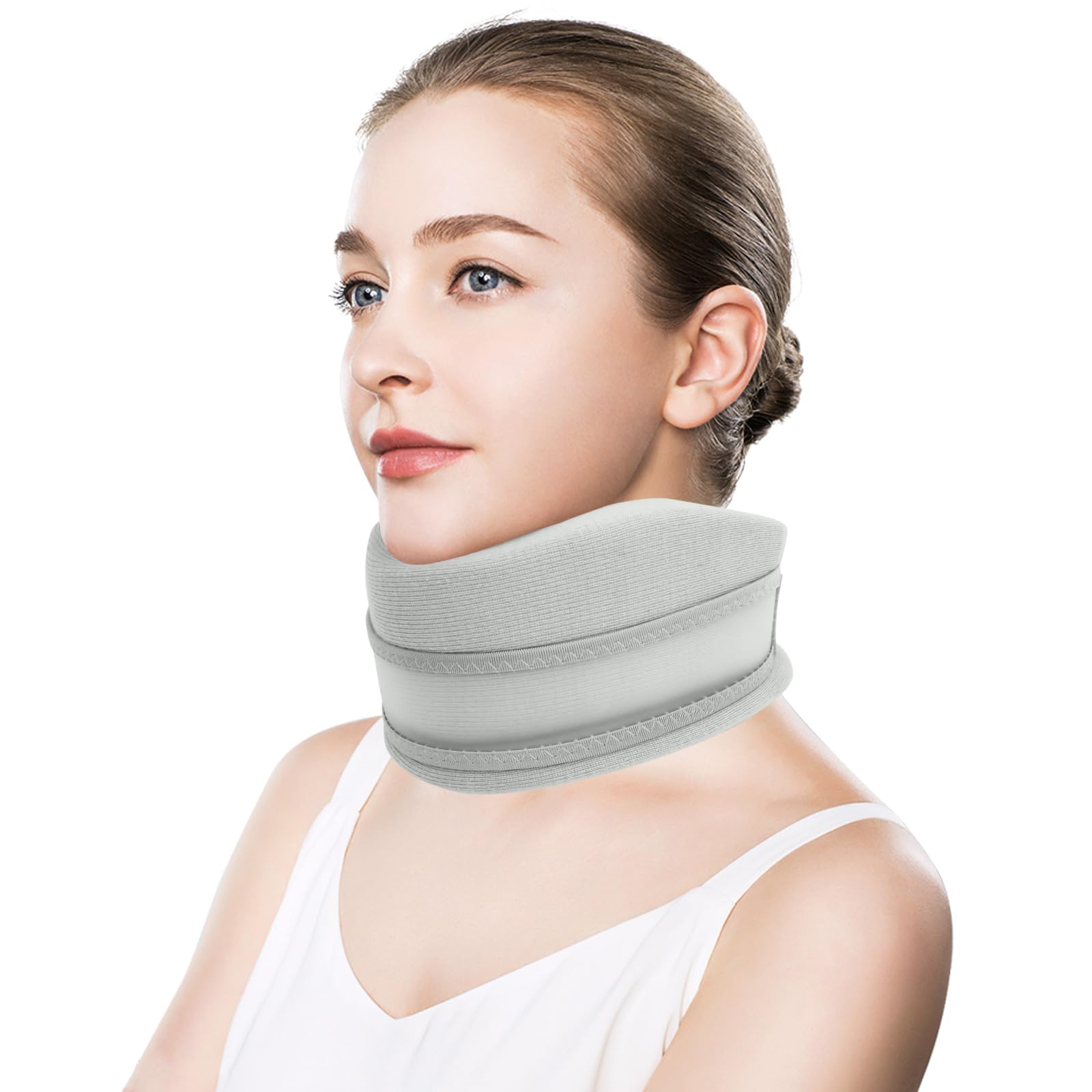 Minerve Anti Ronflement, Soutien Cervical Anti Ronflement， Minerve Cervicale Femme, Collier Cervical Anti Ronflement, Soulage Cervicales Douloureuses et Pression Dans la Colonne Vertébrale, M