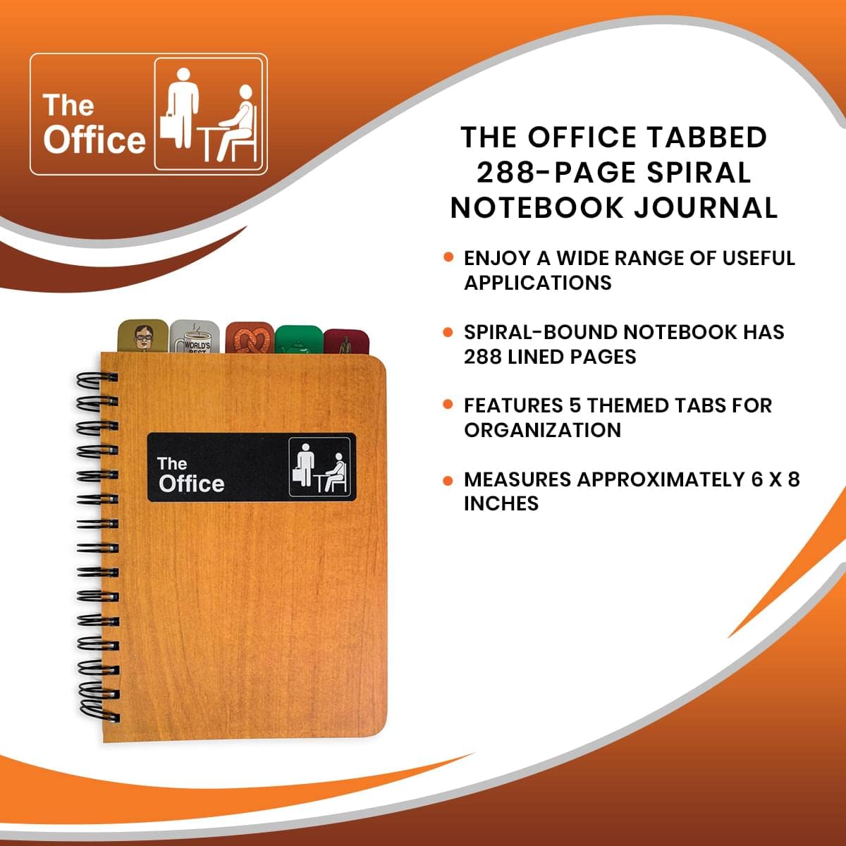 The Office - Cuaderno de espiral con 288 páginas
