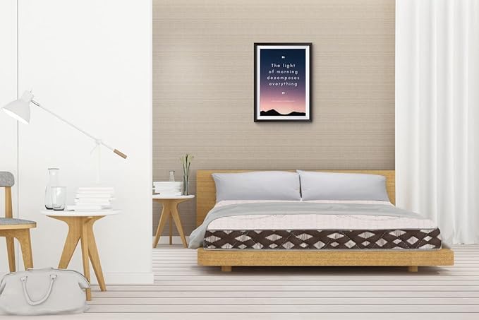 SLEEPSPA BY COIRFIT ORGANICA Natural 6' Inch Queen Size Latex Foam Mattress (75 x 60 x 6, Grey)