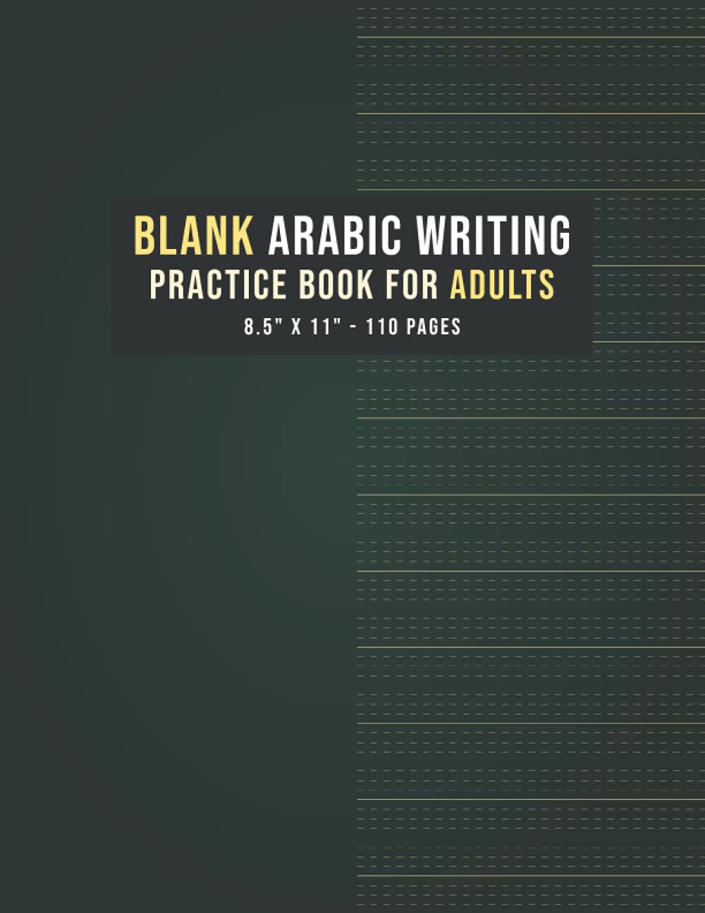 Buy Blank Arabic Writing Practice Book for Adults: Learn Arabic