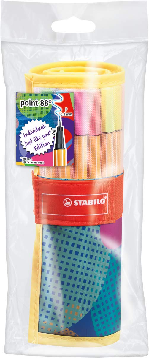 Cienkopis - STABILO point 88 Rollerset piórnik 25 kolorów