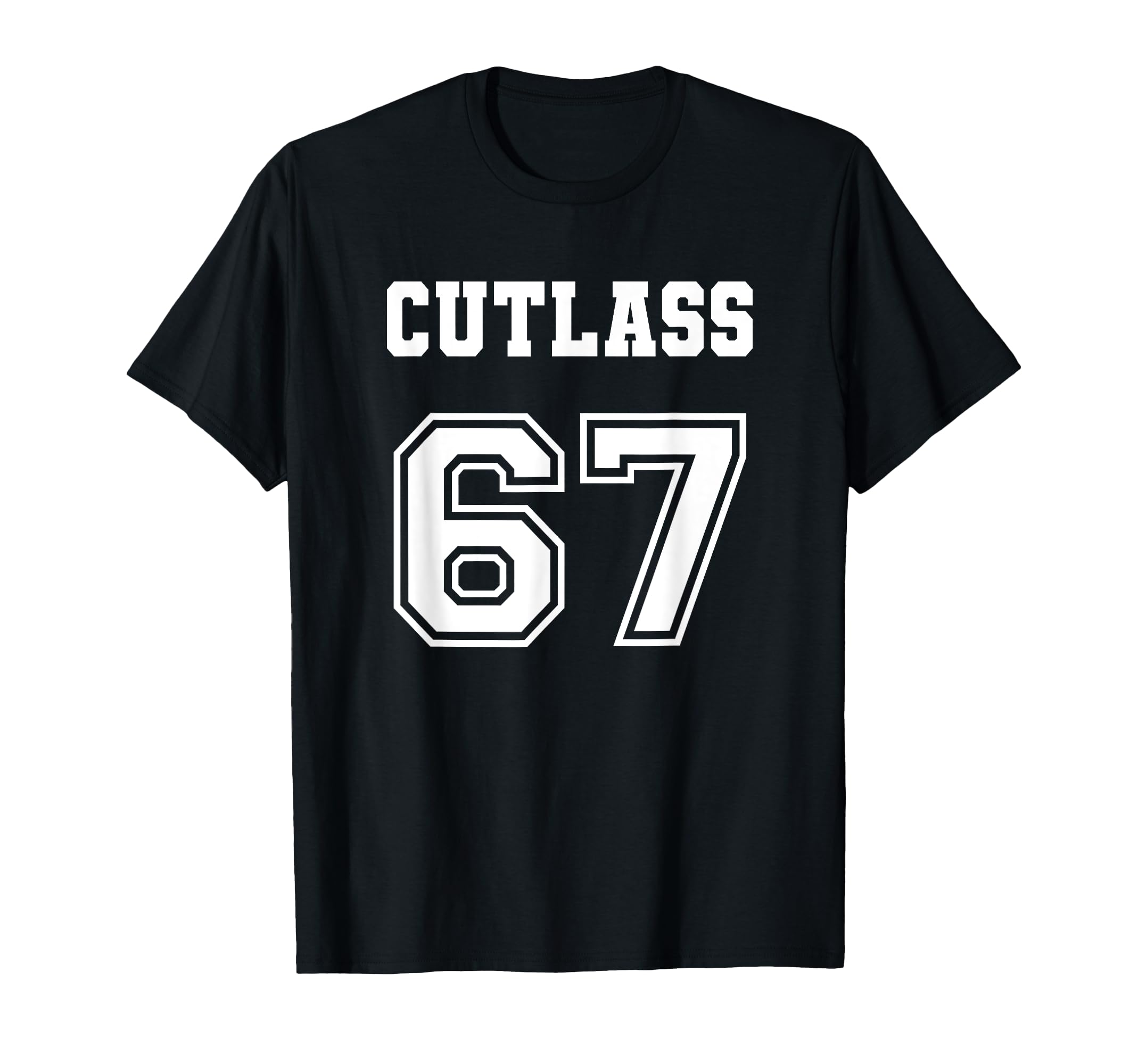 Jersey Style Cutlass 67 1967 Old School Vintage Muscle Car T-Shirt