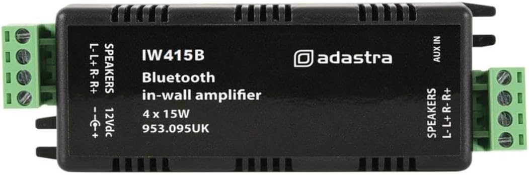 Adastra | In-wall Bluetooth 4-output Amplifier | 4 x 15W
