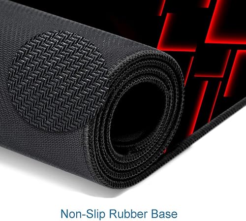 Miniatura 10 de Armanza Alfombrilla grande para mouse, alfombrilla de mouse extendida para juegos, base de goma antideslizante, tapete de escritorio para jugadores,