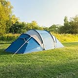 Trail Hartland 4 Man 2 Room Tent With Living Area and Awning, 3000mm Waterproof Rating, Tunnel Tent with Dark Zone Bedroom Technology, Family Camping, Bag Included (420cm x 210cm x 140/115cm) - Image 8