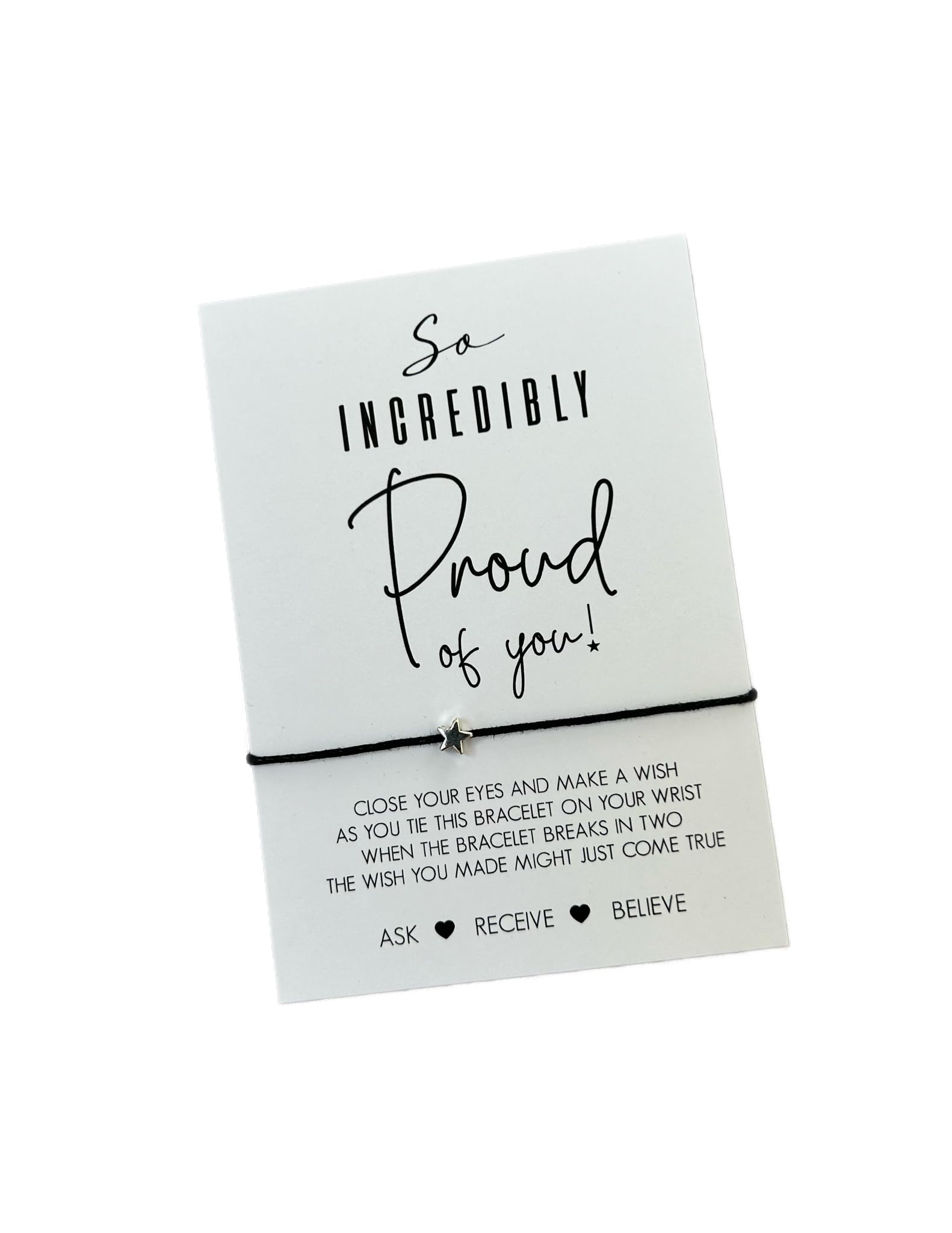 Proud of you gift | Proud wish bracelet | Passing exams gift | Results day gift